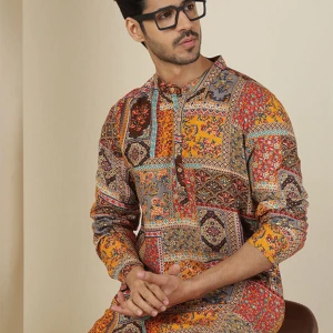 Regal Heritage Embroidered Kurta